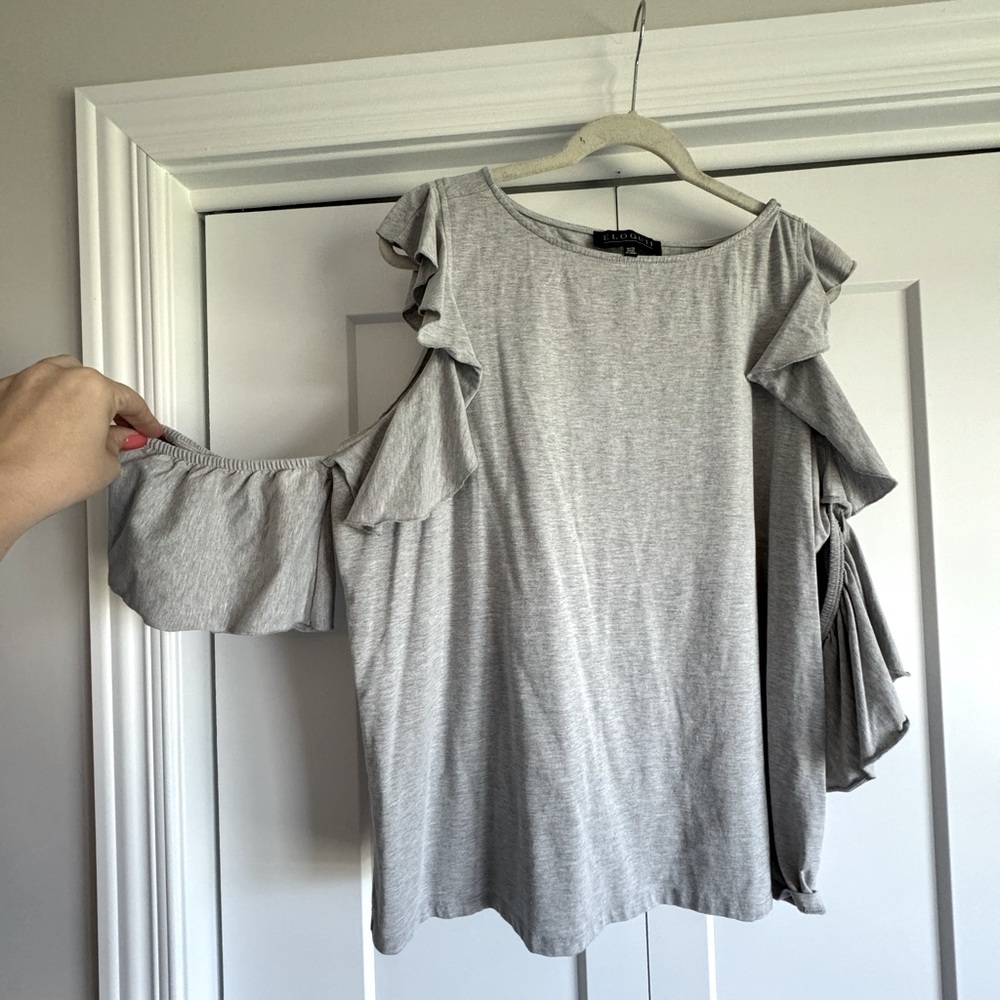 ELOQUII Ruffle Top
